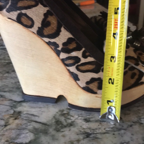 Sam Edelman Animal print cowhide platform moccasin - Picture 5 of 8